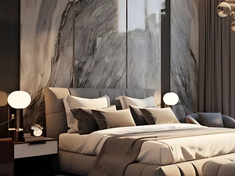 The Riviera Santa Monica — Bedroom (render)