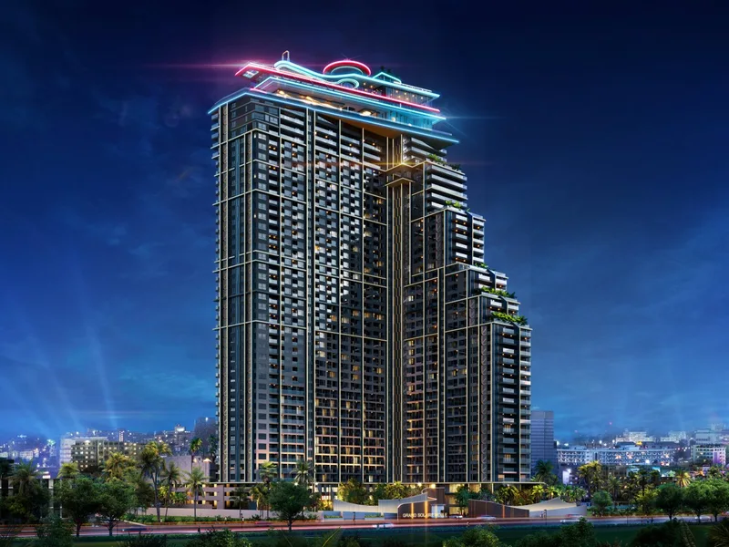 Grand Solaire Noble — Evening exterior (render)