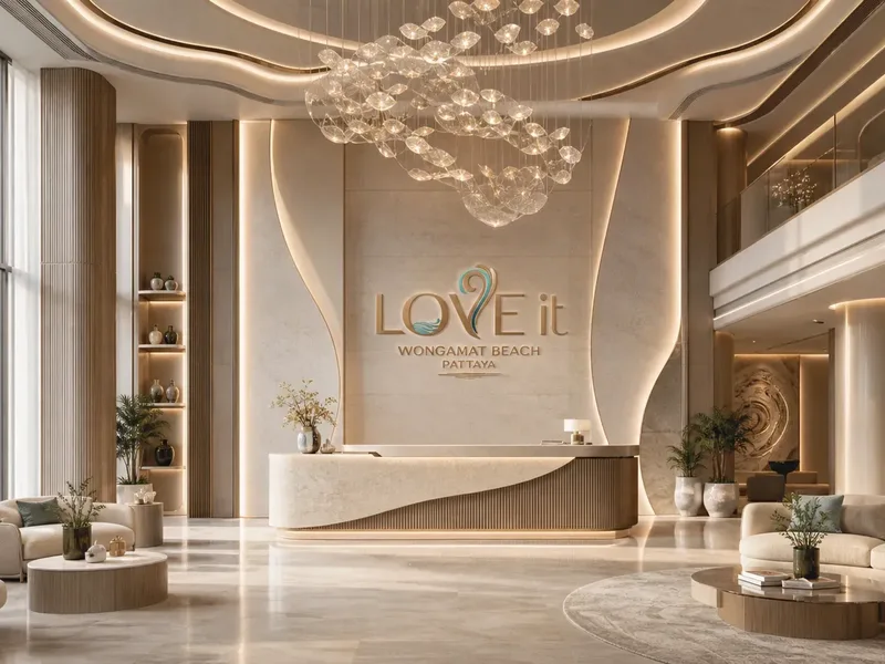Love It Wongamat Beach — Lobby (render)