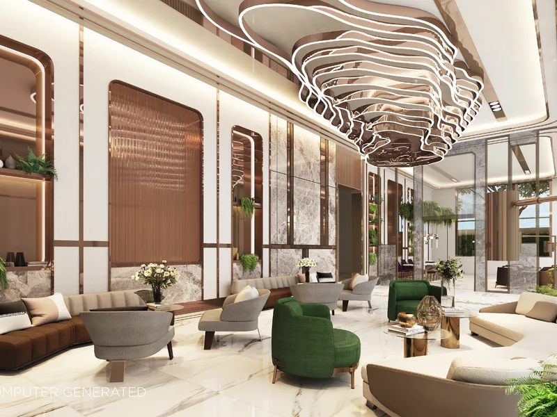 ONCE Pattaya — Lobby (render)
