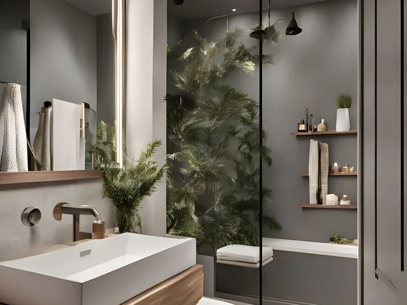 The Riviera Santa Monica — Bathroom (render)