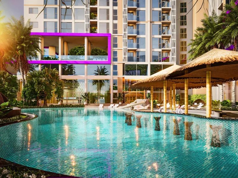 The Riviera Santa Monica — Swimming pool (render)