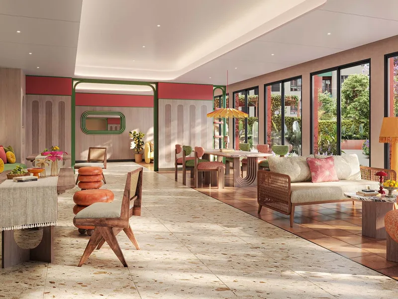 dcondo vite Pattaya — Residents' lounge (render)