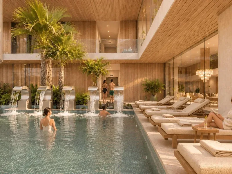 Sea Sky by Sands — Indoor swimming pool (render)