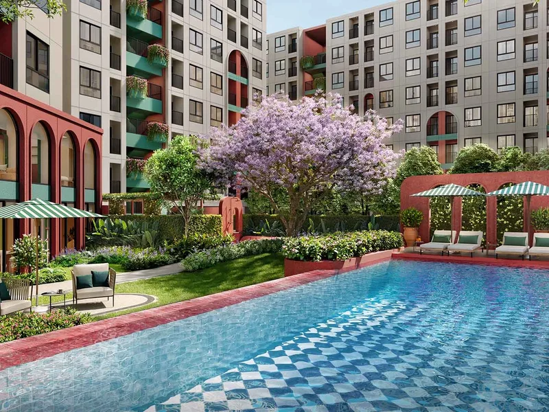 dcondo vite Pattaya — Swimming pool (render)