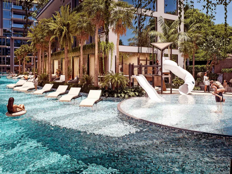 The Riviera Beverly Hills Residences — Children's pool (render)