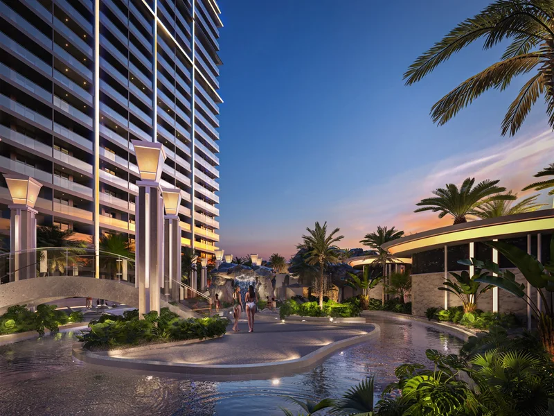 Grand Solaire Noble — Entrance and grounds (render)
