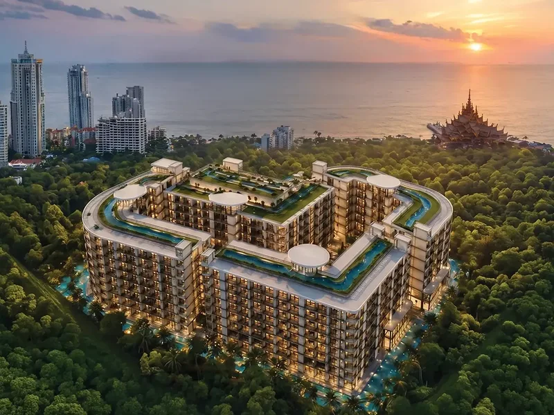 Love It Wongamat Beach — Aerial exterior (render)