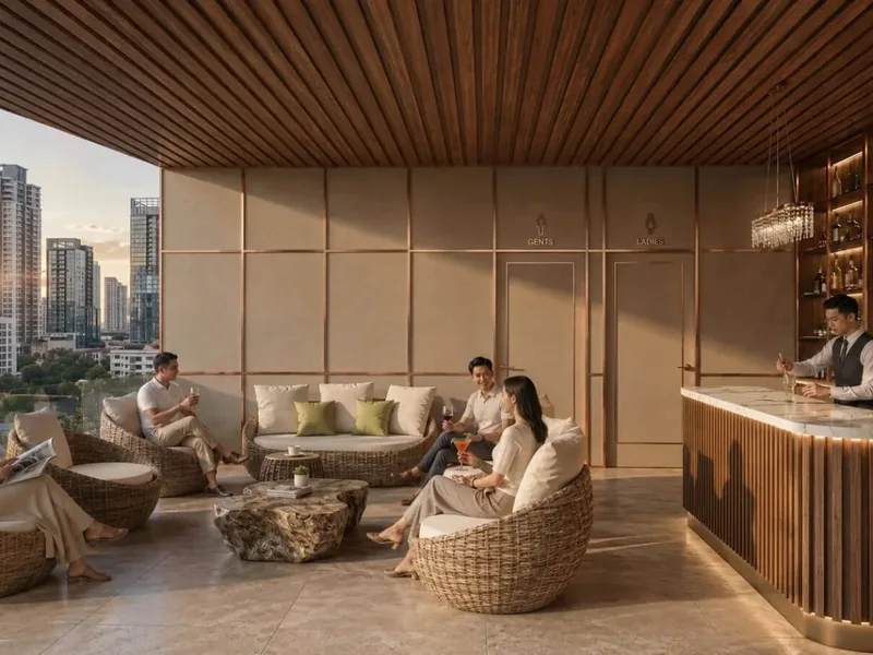 Sea Sky by Sands — Residents' lounge (render)