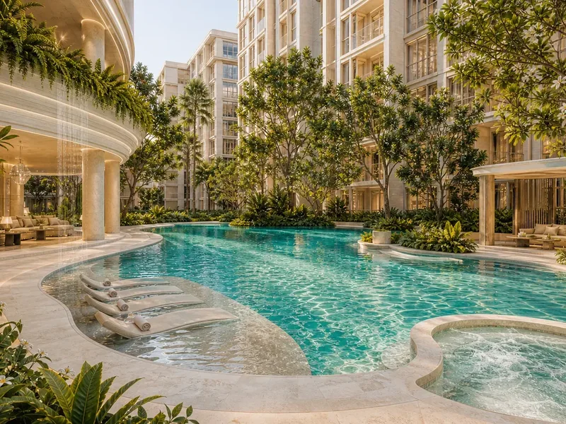 Love It Wongamat Beach — Garden pool (render)