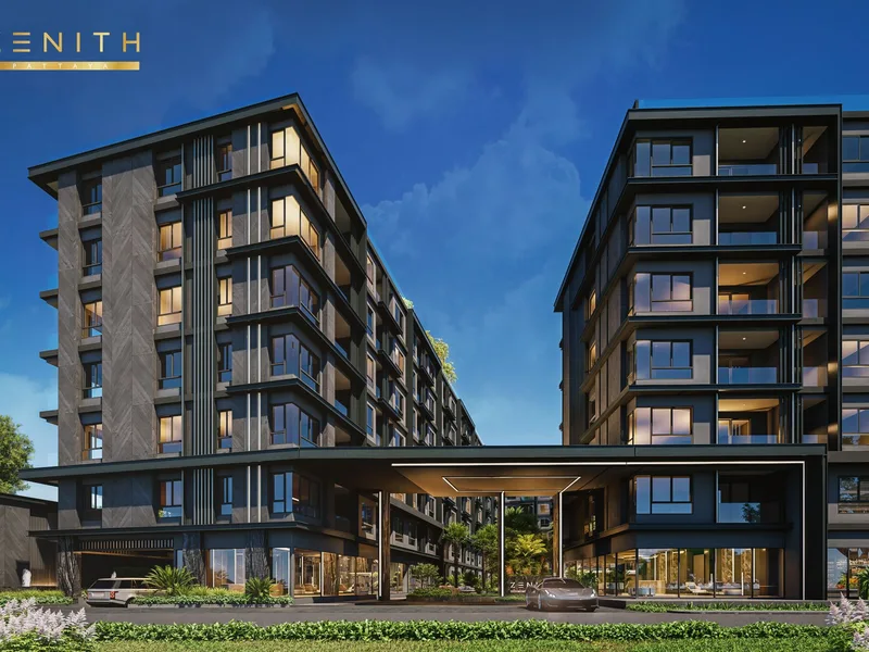 Zenith Pattaya — Exterior and entrance (render)