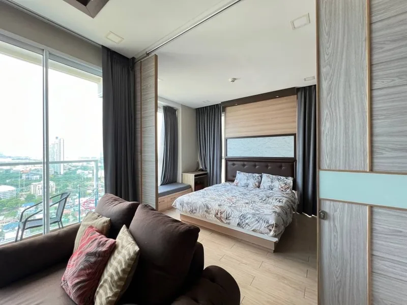 Bedrooms: 1 · Cetus Beachfront Condominium · #126 — 40.5 m², Floor 27 photo