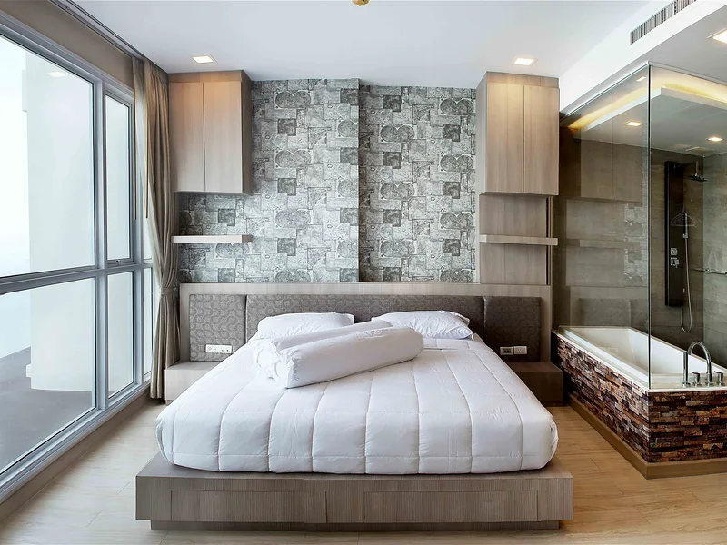 Bedrooms: 1 · Cetus Beachfront Condominium · #130 — 55 m², Floor 34 photo