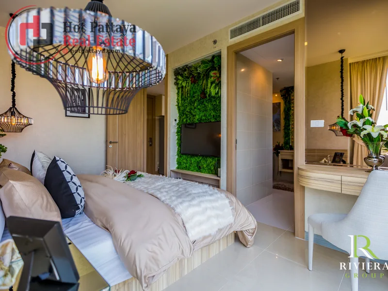 Bedrooms: 1 · The Riviera Wongamat · #221 — 51 m², Floor 5 photo