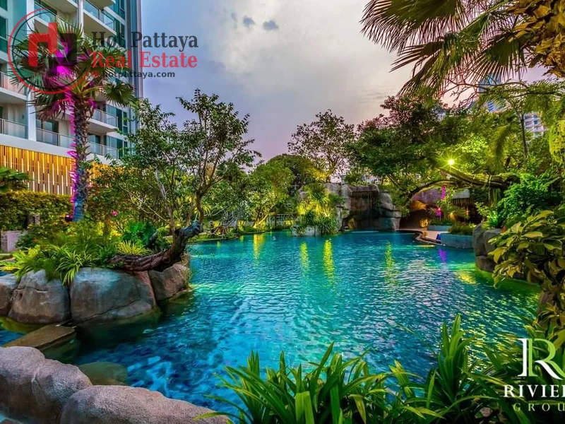 Bedrooms: 1 · The Riviera Wongamat · #221 — 51 m², Floor 5 photo