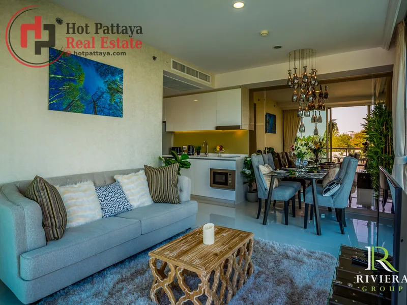 Bedrooms: 1 · The Riviera Wongamat · #221 — 51 m², Floor 5 photo