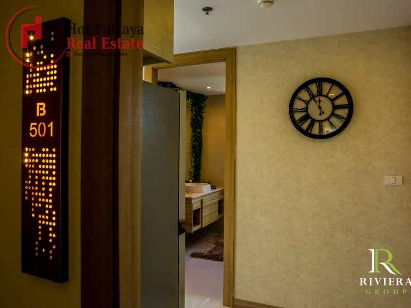 Bedrooms: 1 · The Riviera Wongamat · #221 — 51 m², Floor 5 photo