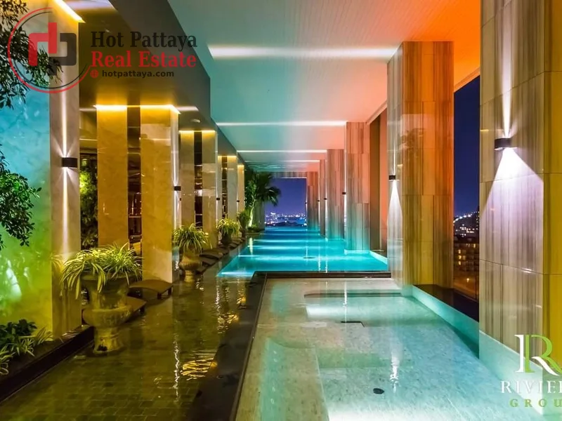 Bedrooms: 1 · The Riviera Wongamat · #221 — 51 m², Floor 5 photo