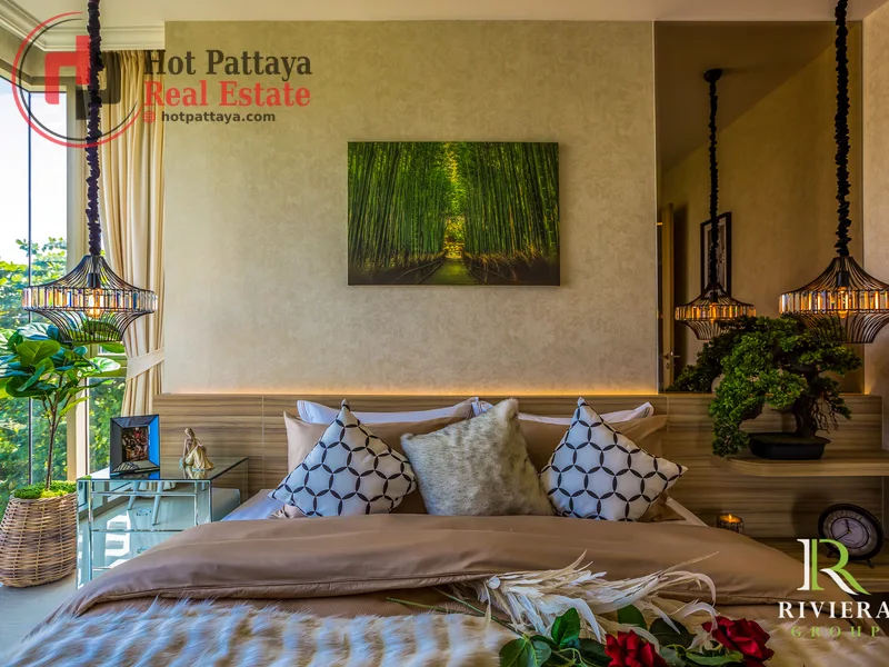 Bedrooms: 1 · The Riviera Wongamat · #221 — 51 m², Floor 5 photo