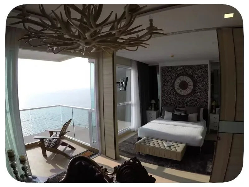 Bedrooms: 1 · Cetus Beachfront Condominium · #124 — 55 m², Floor 17 photo