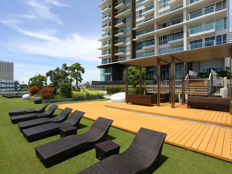 Bedrooms: 1 · Cetus Beachfront Condominium · #127 — 40.5 m², Floor 27 photo