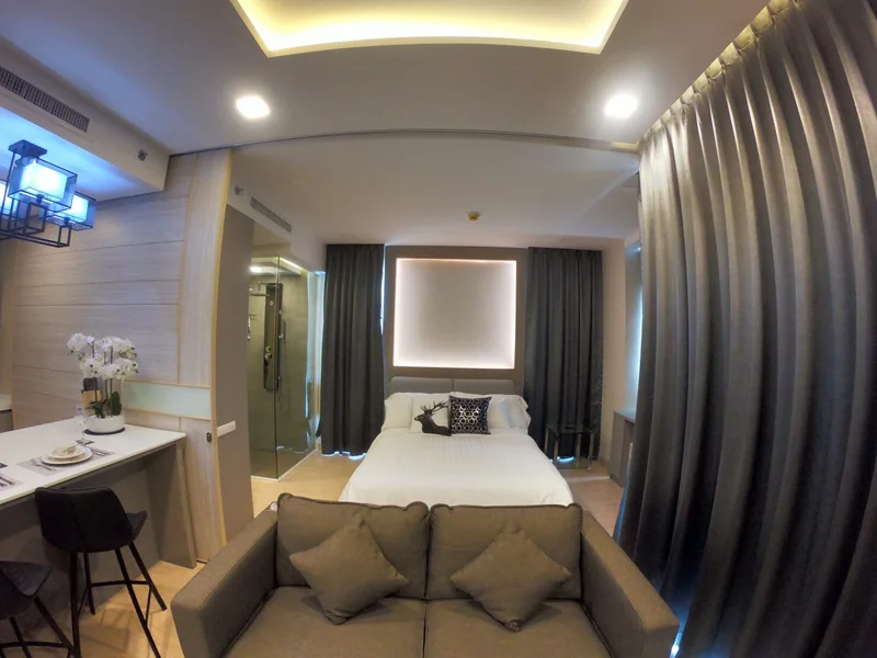 Bedrooms: 1 · Cetus Beachfront Condominium · #125 — 40.5 m², Floor 24 photo
